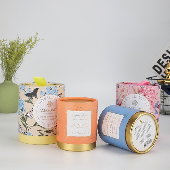 Luxury Paper Canister For Perfume Candles
